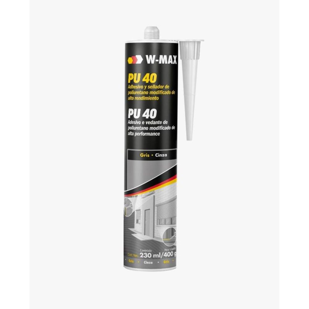 Pu 40 W-Max Cinza 400g - Wurth