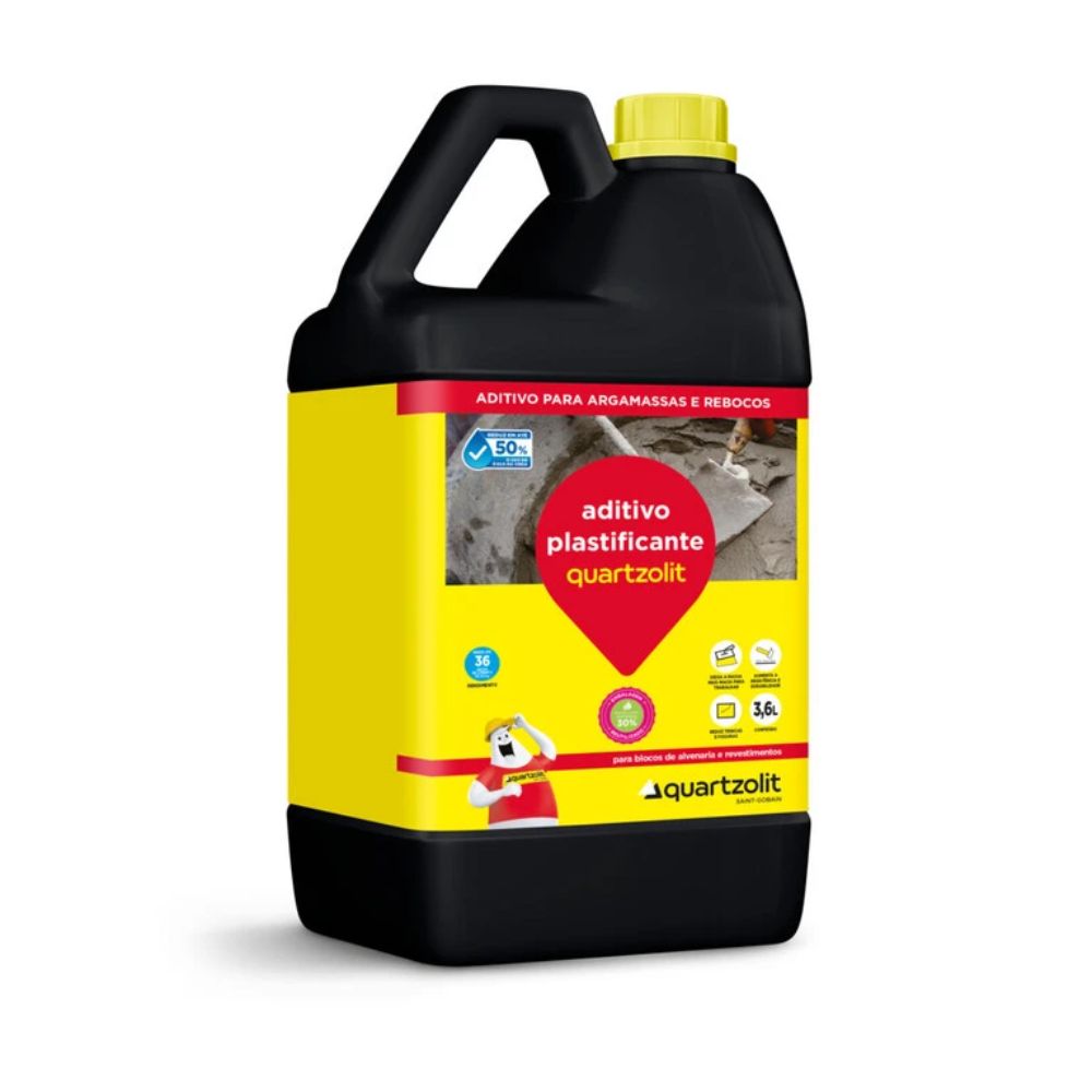 Aditivo Plastificante - 3,6l Quartzolit