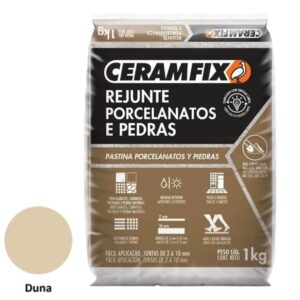 Rejunte Porcelanato e Pedra 1kg Duna Ceramfix