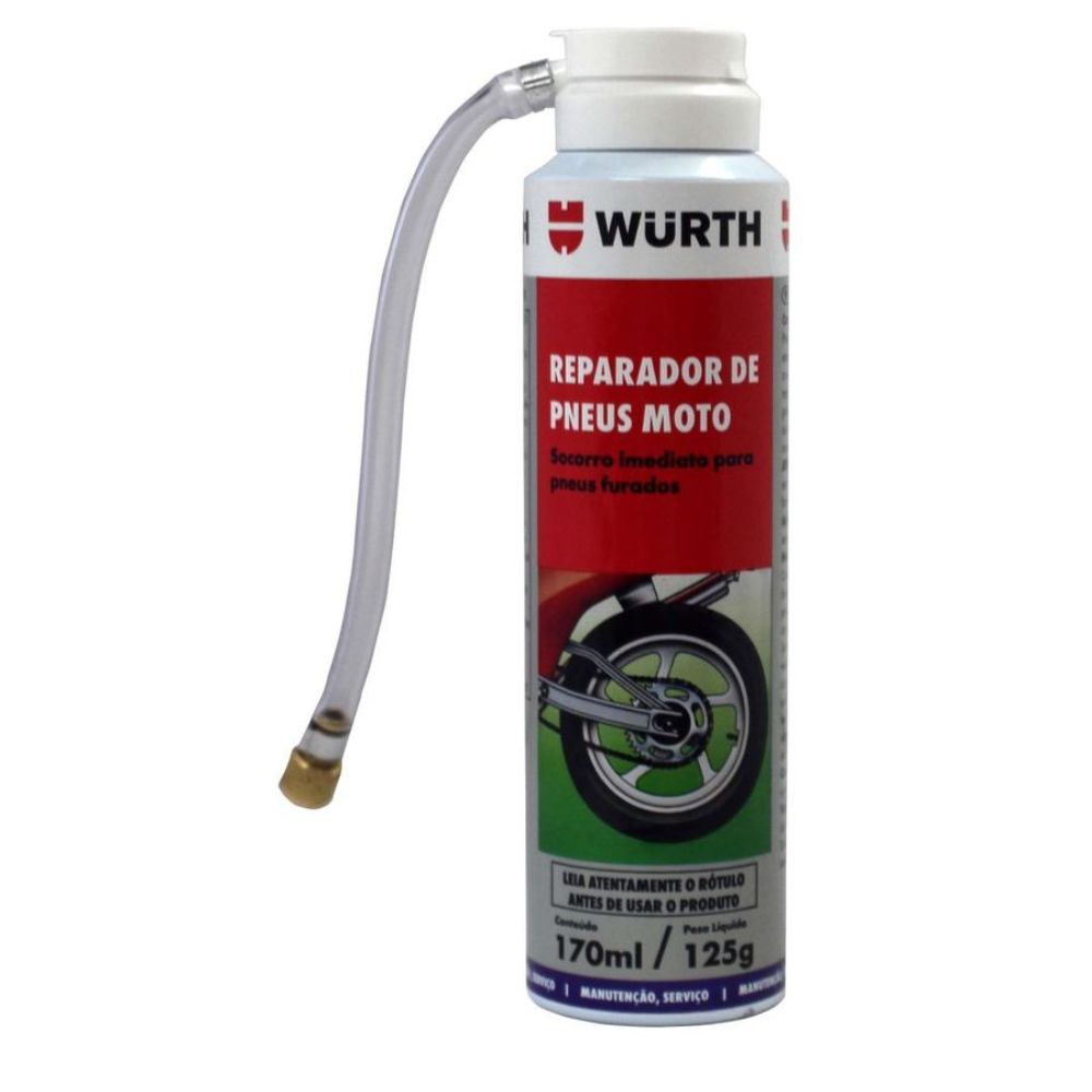 Reparador De Pneus Moto 170ml125g - Wurth
