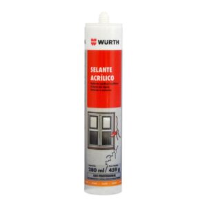 Selante Acrílico Branco 280ml/459g - Wurth