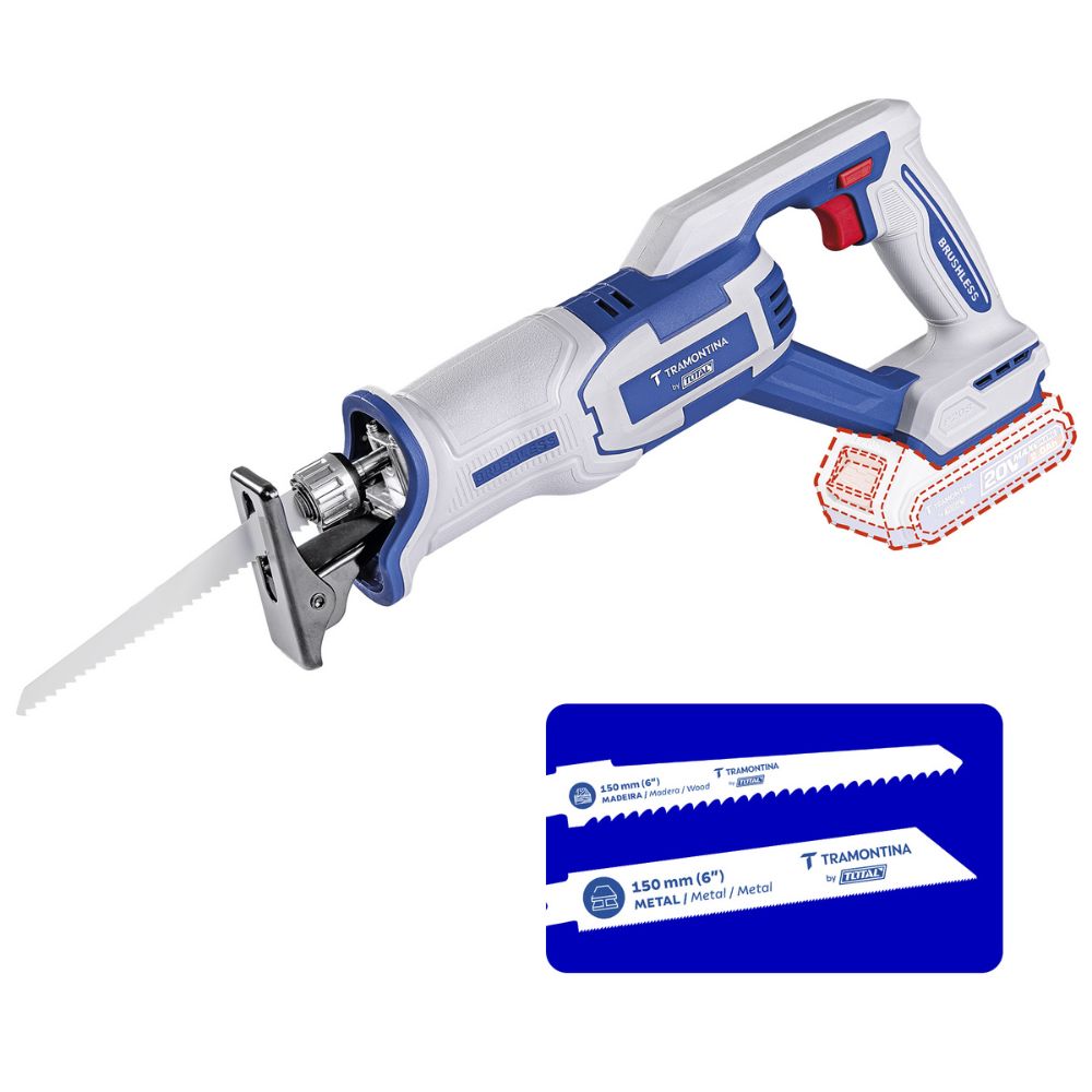 Serra Sabre 20v 2800rpm Bl S/Bateria Tramontina