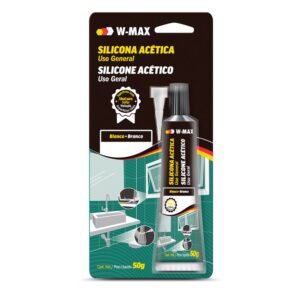 Silicone Acético Branco U.G. W-Max 50g - Wurth