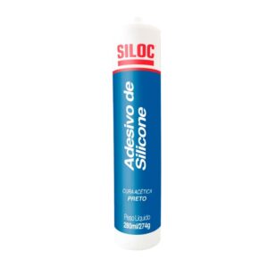 Silicone Acético Preto 274g Siloc