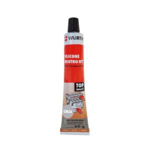 Silicone Neutro Alta Temperatura W-Max Cinza 60g - Wurth