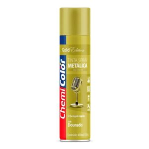 Spray Metálico Dourado 400ml - Chemicolor