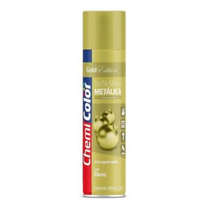 Spray Metálico Ouro 400ml - Chemicolor