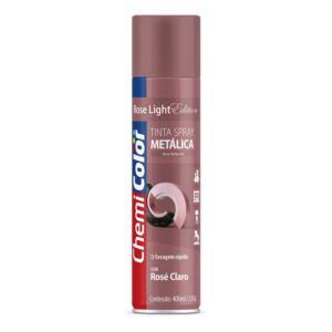 Spray Metálico Rose Claro 400ml - Chemicolor