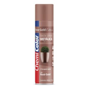 Spray Metálico Rose Gold 400ml - Chemicolor