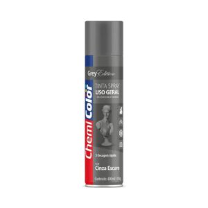 Spray Uso Geral Cinza Escuro 400ml - Chemicolor