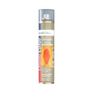 Spray Uso Geral Verniz Incolor Fosco 400ml - Chemicolor