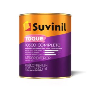 Tinta Acrílica Branco Toque Fosco Completo 900ml Suvinil