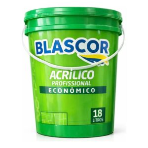 Tinta Acrílica Standard S. Brilho Branco Balde 18l Blascor