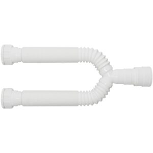 Tubo Ext Duplo Universal 70cm Branco Blukit